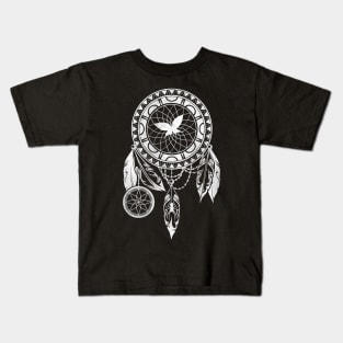 Dreamcatcher (grunge white) Kids T-Shirt